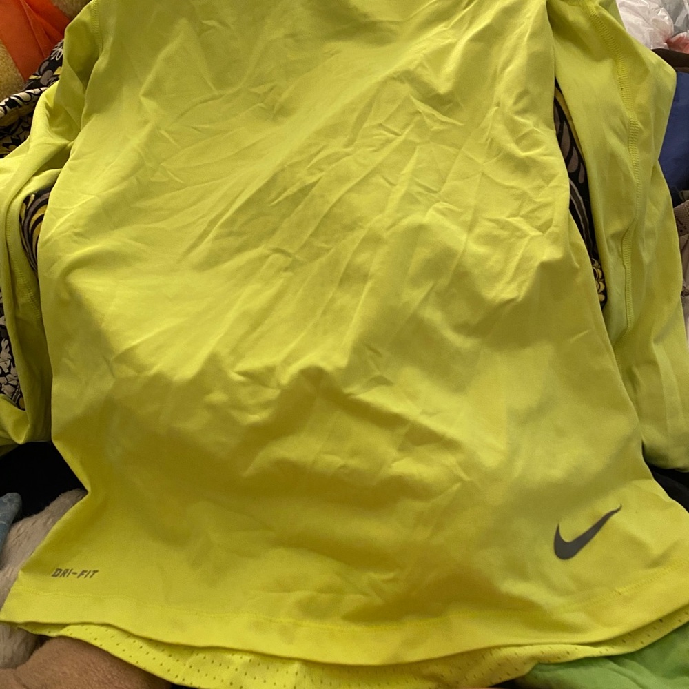 Nike Performance Activewear Pullover, Yellow - image 2